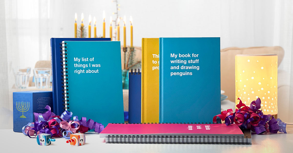 Eight nights of laughter with WTF Notebooks: A Hanukkah gift guide