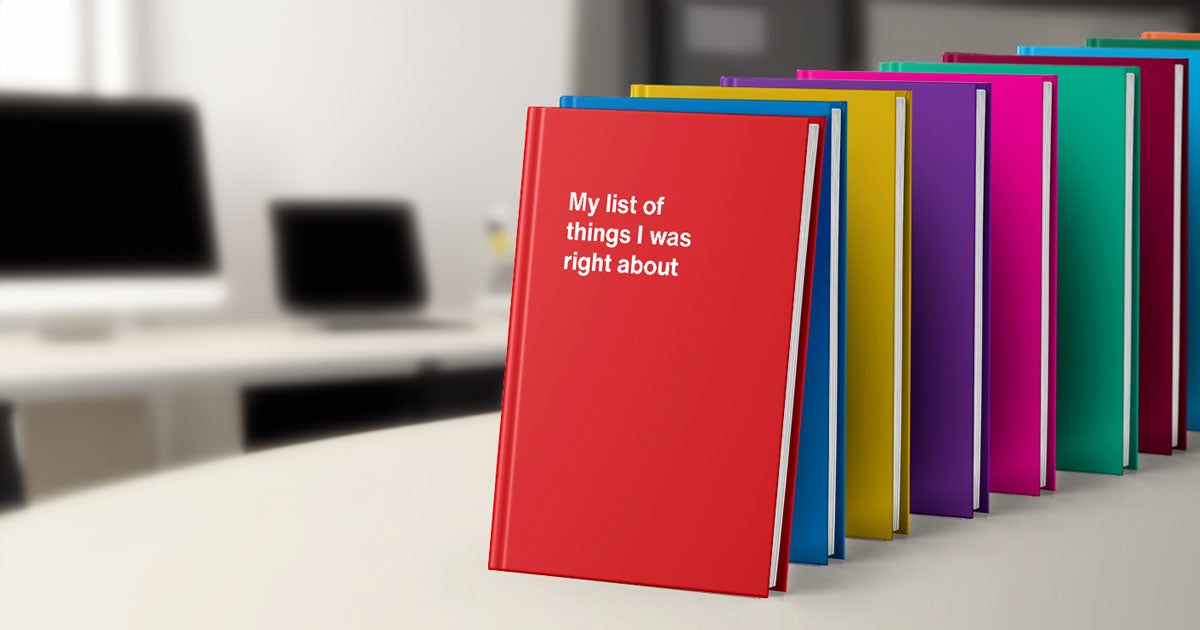 Brighten up your office with these hilarious journals and gag gifts