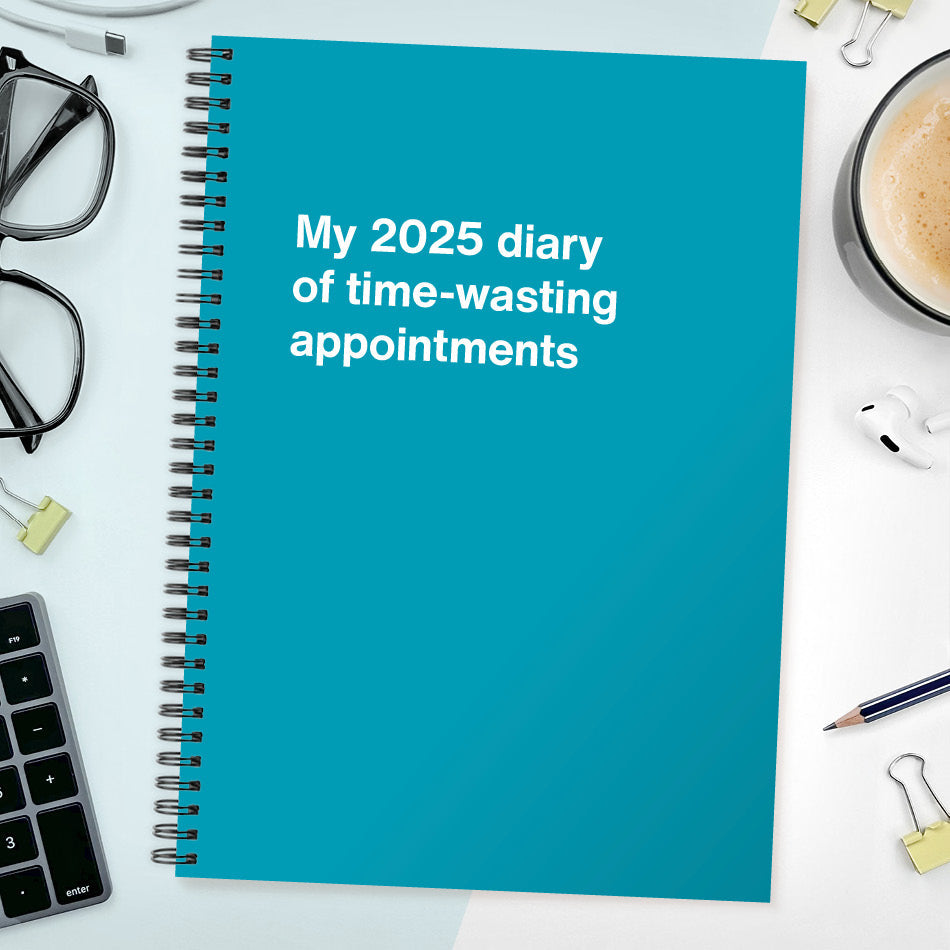 My 2025 diary of time-wasting appointments