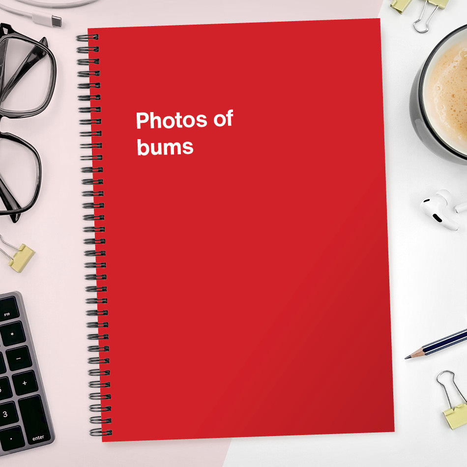 Photos of bums