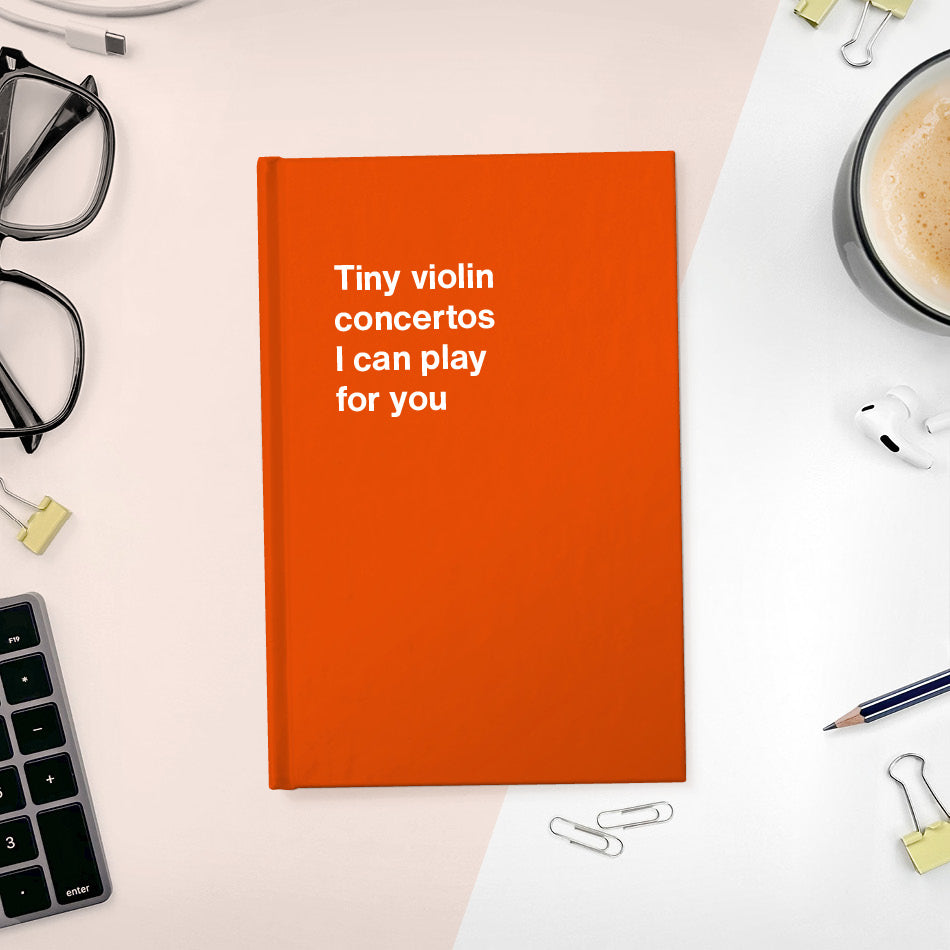 
                  
                    Tiny violin concertos I can play for you | WTF Notebooks
                  
                