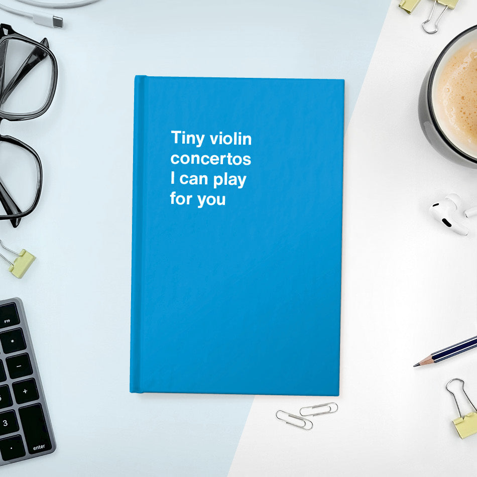 
                  
                    Tiny violin concertos I can play for you | WTF Notebooks
                  
                