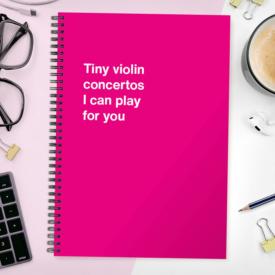 Tiny violin concertos I can play for you | WTF Notebooks