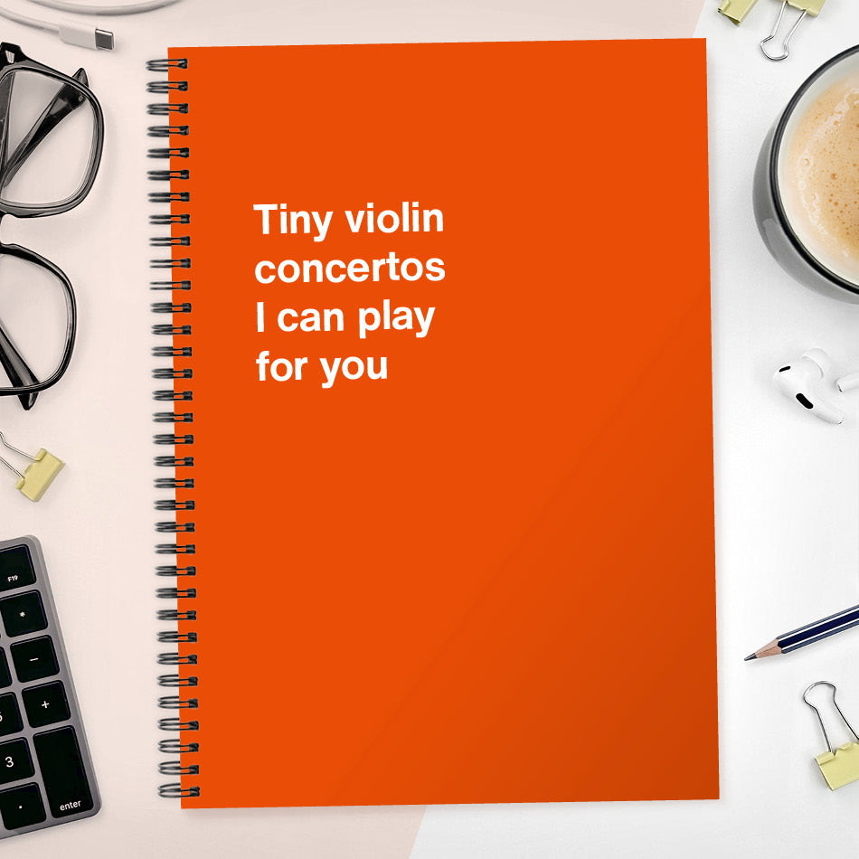 Tiny violin concertos I can play for you | WTF Notebooks