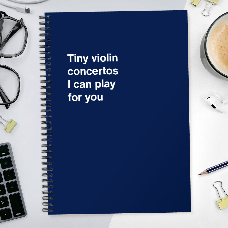 
                  
                    Tiny violin concertos I can play for you | WTF Notebooks
                  
                