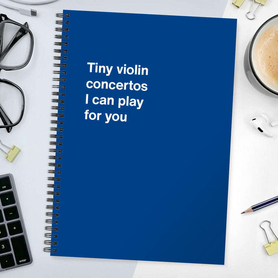 
                  
                    Tiny violin concertos I can play for you | WTF Notebooks
                  
                