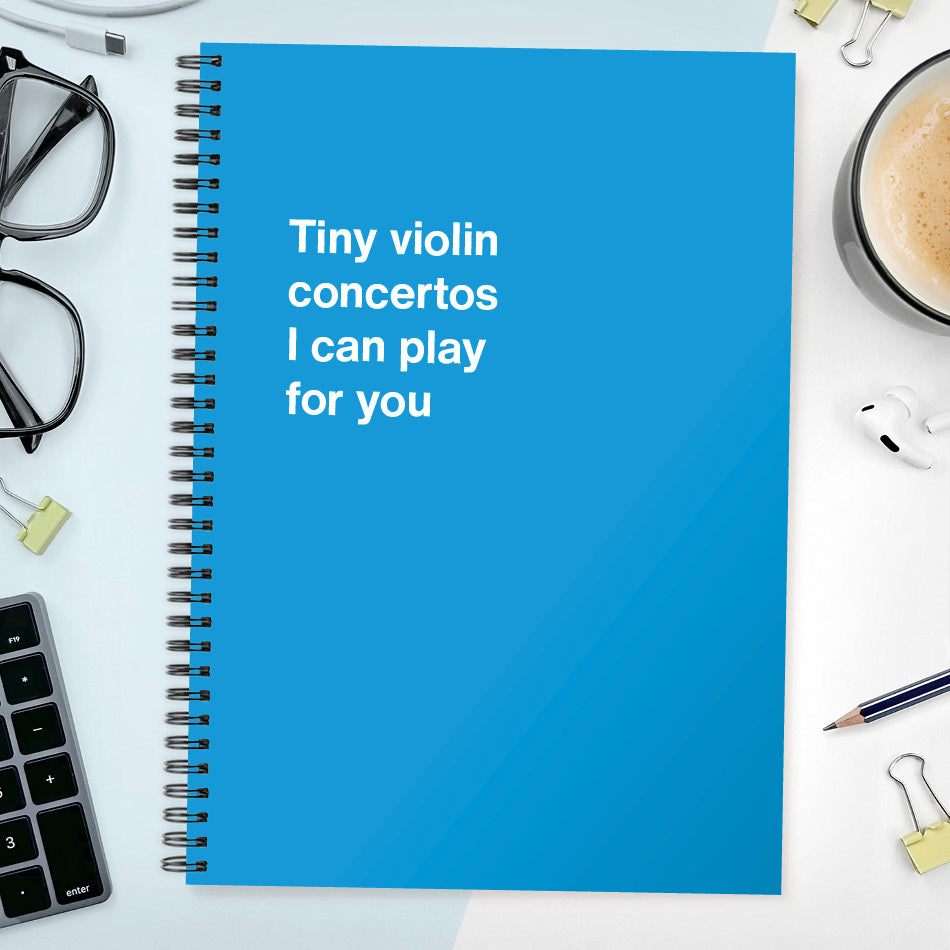 
                  
                    Tiny violin concertos I can play for you | WTF Notebooks
                  
                