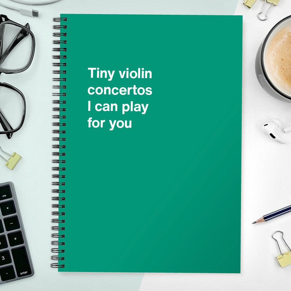 Tiny violin concertos I can play for you | WTF Notebooks