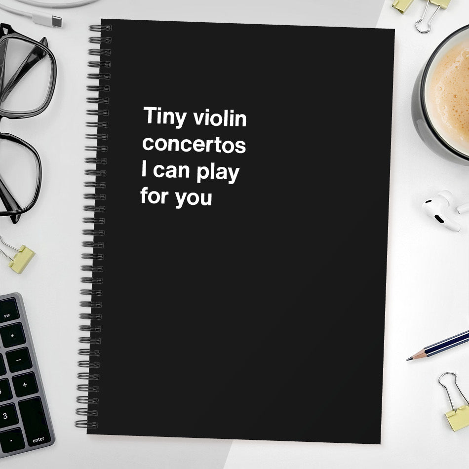 Tiny violin concertos I can play for you | WTF Notebooks