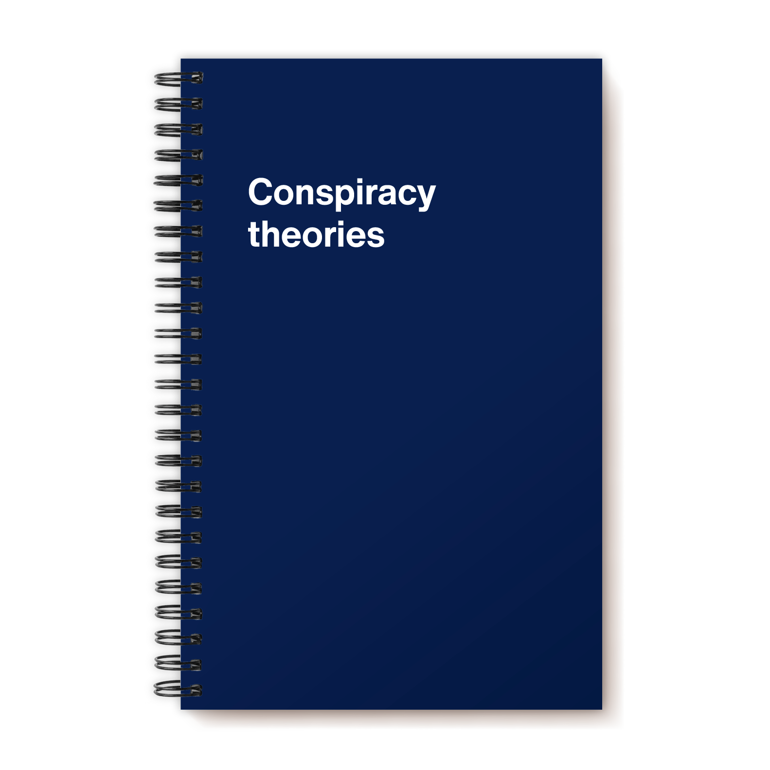 Conspiracy theories | WTF Notebooks