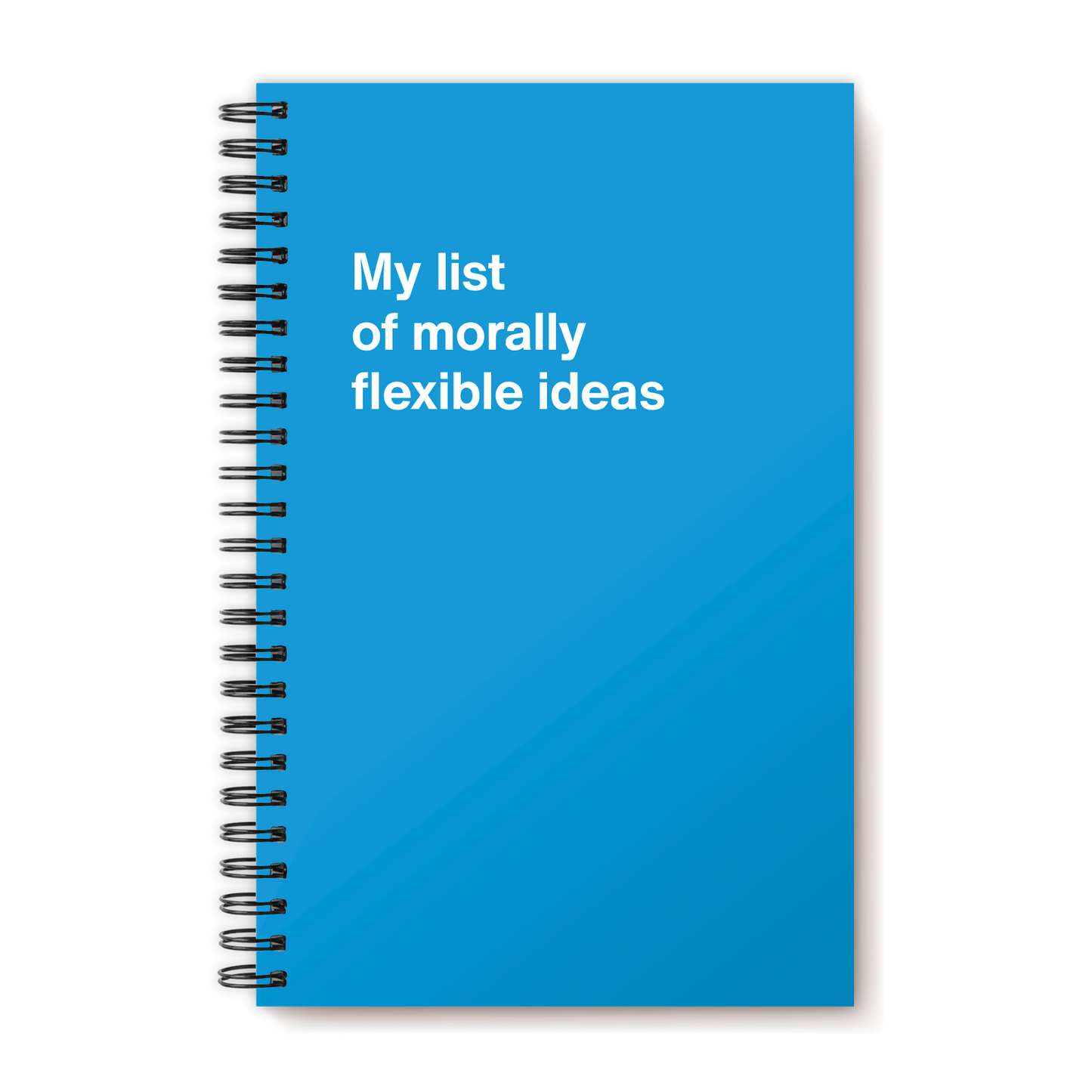 My list of morally flexible ideas | WTF Notebooks