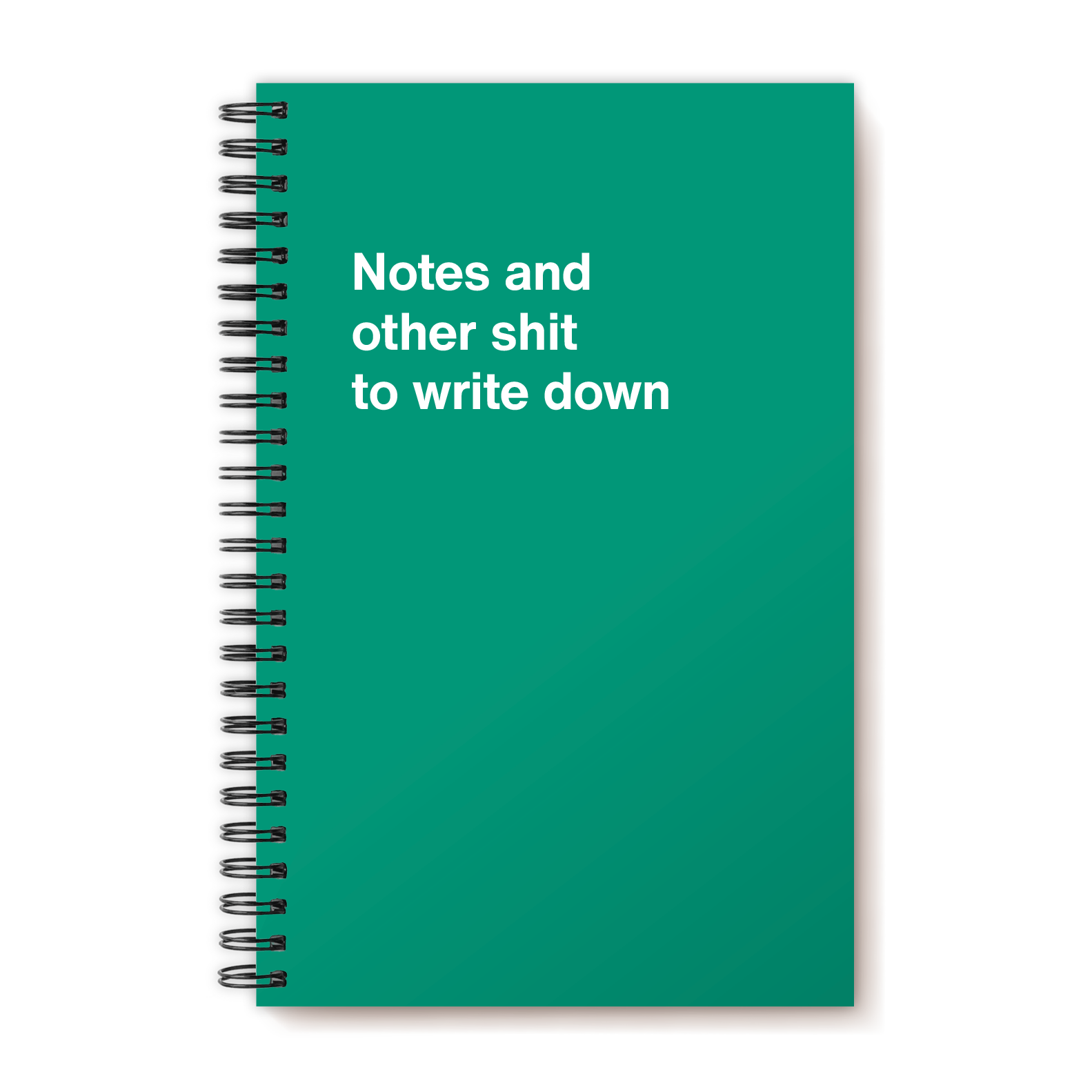 Notes and other shit to write down | WTF Notebooks