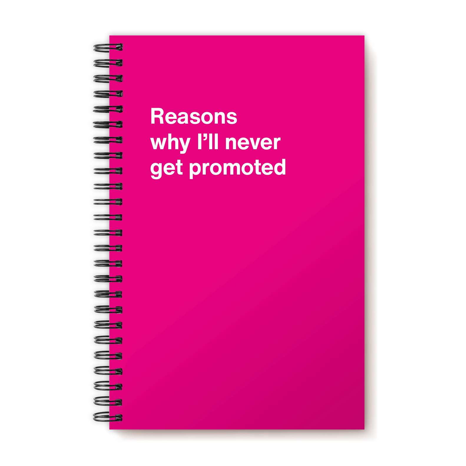 Reasons why I’ll never get promoted | WTF Notebooks