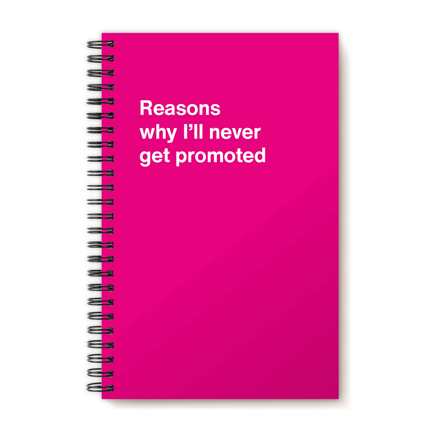 Reasons why I’ll never get promoted | WTF Notebooks